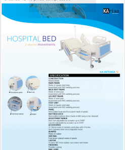 KARIXA Hospital Bed 2 Electric Movements KA Intensa 12