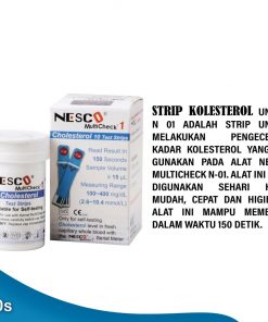 Strip Kolesterol Nesco 10 Pcs - Cek Kolesterol Akurat 7 |