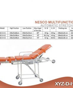 Nesco Multifunction Automatic Stretcher, Type Yxz-D-I1 / Tandu Medis 4 |