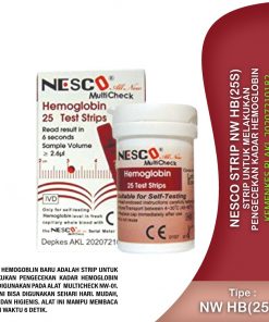 Nesco Strip NW Hb(25s) / STRIP CEK HEMOGLOBIN, 25pcs/btl