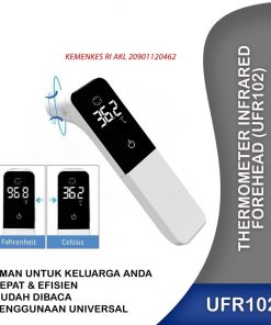 THERMOMETER INFRARED FOREHEAD (UFR102)BERFUNGSI UNTUK MENGUKUR SUHU TUBUH TANPA KONTAK DAN AKURAT