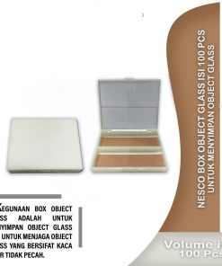 Nesco Box Object Glass untuk menyimpan object glass - 5 ISI 100
