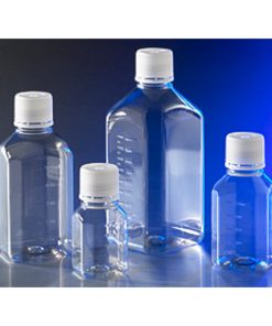 431731 Corning® 125 mL Octagonal PET Storage Bottles with 31.7 mm Screw Caps, Sterile