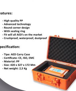 AED Hard Carry Case WAP-812-P3 Pro Waterproof 4 |