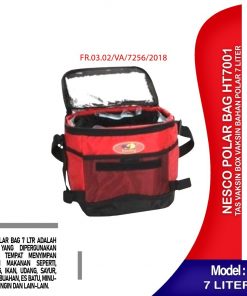 Nesco Polar Bag HT7001 / tas Vaksin box vaksin bahan polar 7 liter