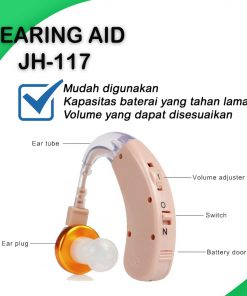 NESCO Hearing Aid JH 117 / Alat Bantu Dengar Orang Tua Aids Kit Behind The Ear - Tuli Budek Tuna Ru 5 |