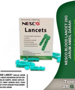 Jarum Blood Lancet 28G Nesco isi 100pcs/box