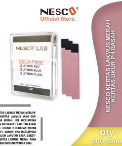 Nesco Kertas Lakmus Merah / Kertas Ukur Ph Basah