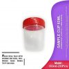 Urine Container Non Steril Nesco 60ml - Wadah Urine & Dahak (1 Bag=20Pcs) 1 |