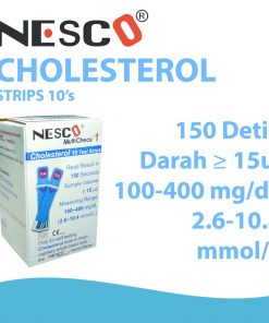 Strip Kolesterol Nesco 10 Pcs - Cek Kolesterol Akurat 5 |