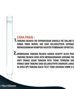 Nesco Test Tube Kaca 16x100mm - Wadah Pengembangbiakan mikroba 5 |