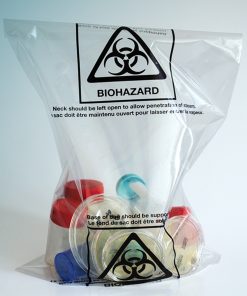 SA21-10 Corning® Gosselin™ Autoclavable Bag 21 L, Black Biohazard Logo, PP, 40 µm, 500/Case