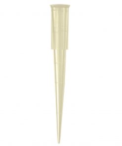 TR-222-Y Axygen® 200 µL Universal Fit Pipet Tips, Beveled, Graduated, Yellow, Bulk Pack, 1000 Tips/Pack, 20 Packs/Case