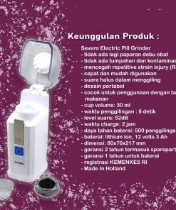 Severo 3.0 electric medication grinder - Blender obat pill grinder 4 |