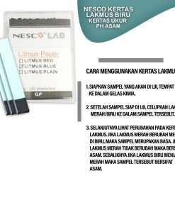 Nesco Kertas Lakmus Biru / Kertas Ukur PH Asam 4 |