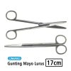 Gunting Mayo Lurus 17cm OneMed - Alat Bedah Stainless Steel 2 |