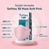 Softies 3D Surgical Mask KF94 Model Box Isi 20 pcs - Pink
