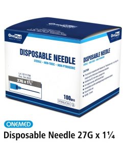 Jarum 27Gx1,25inch OneMed box isi 100pcs