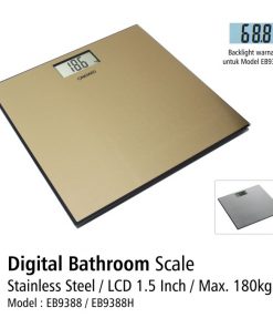 Timbangan Badan Digital EB-9388 Stainless Steel OneMed