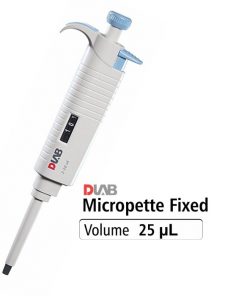 DLAB Micropipette Fixed Micropipet Volume 25 µL