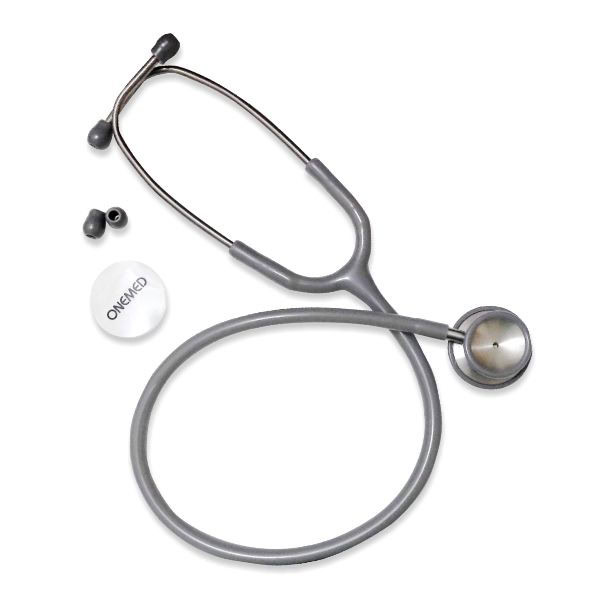 Stethoscope Dewasa Stainless AbuAbu OneMed Syaf Unica Indonesia