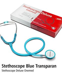 Stetoskop Deluxe Dewasa Transparan Biru OneMed