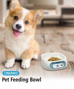 Timbangan Makanan Digital Pet Feeding Bowl Anjing Kucing OneMed