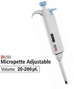 DLAB Micropipette Adjustable Micropipet Volume 20-200 µL
