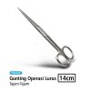 Gunting Operasi Lurus 14cm Stainless Steel Tajam-Tajam OneMed