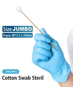 Cotton Swab Steril Jumbo isi 100pcs