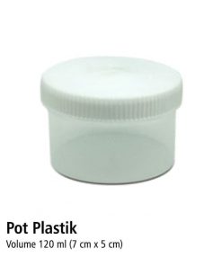 Pot Plastik Putih Onemed 7 X 5 cm 120 ml Pcs