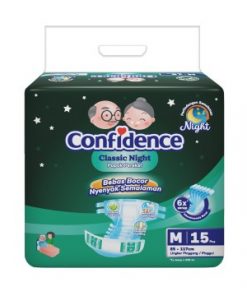 CONFIDENCE Classic Night Popok Perekat Dewasa M15 M15