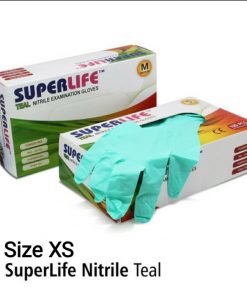 Sarung Tangan Nitrile Glove Teal box isi 100pcs Size XS