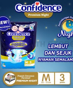 Confidence Premium Night M isi 3 pads