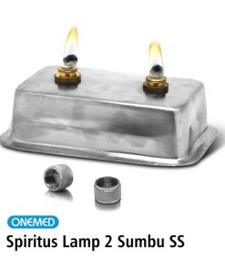 Lampu Spiritus Lamp 2 Sumbu Stainless Steel OneMed