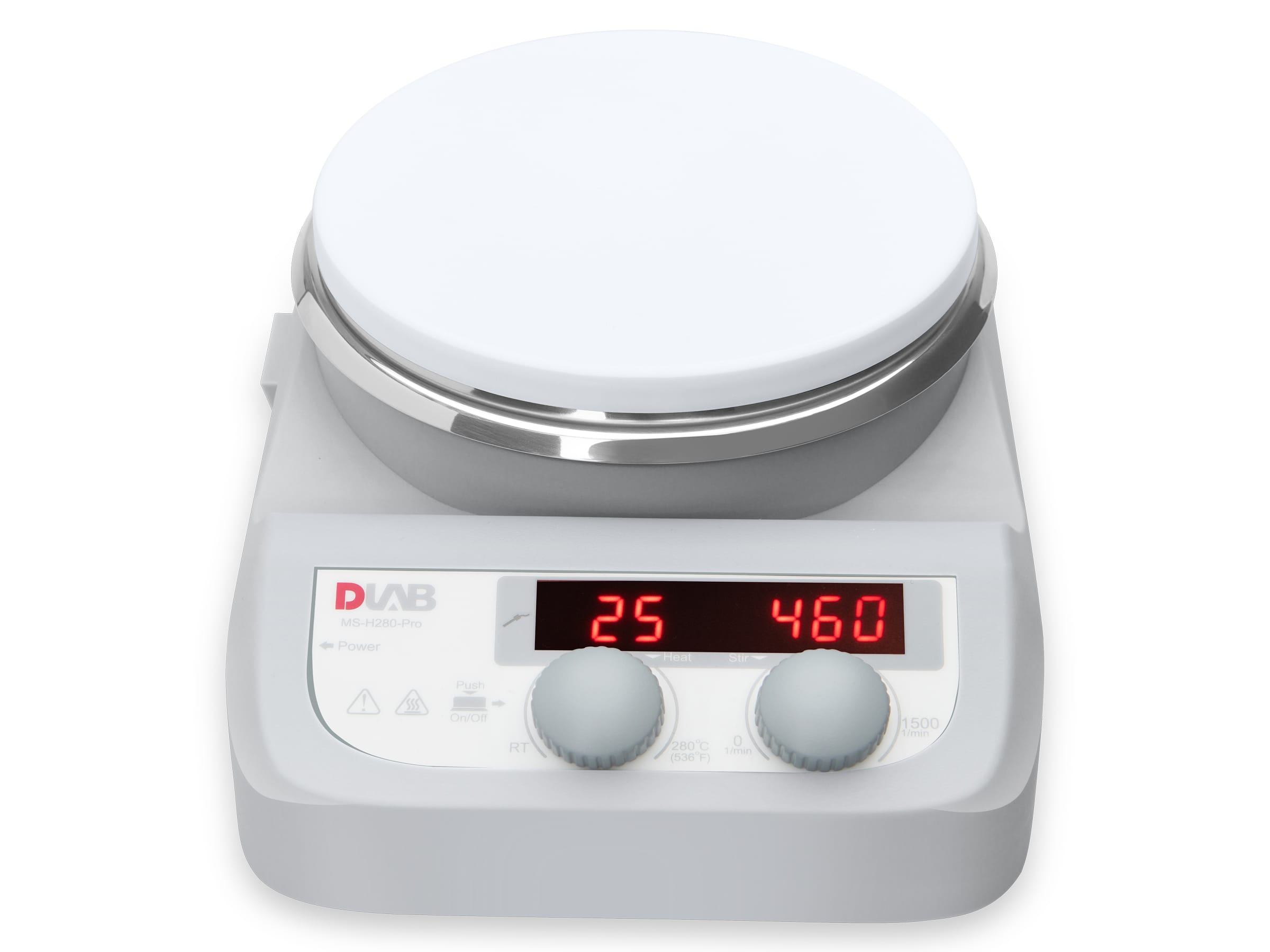 1LED digital Magnetic Hotplate Stirrer,MS-H-280- Pro+Sensor Ceramic Coated Hotplate Temp.PT1000- A+Support Clamp of PT1000 |