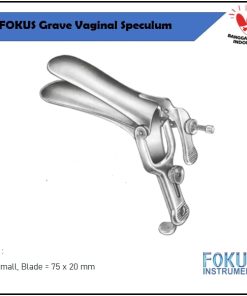 FOKUS GRAVE VAGINAL SPECULUM SMALL, 75X20MM