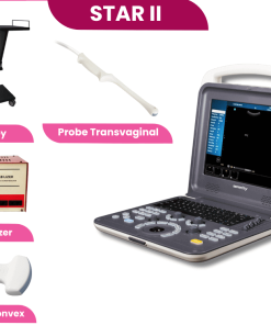 SERENITY 2D DIGITAL ULTRASOUND IMAGING + PROBE CONVEX + PROBE TRANSVAGINAL + TROLY + STABILIZER + PRINTER EPSON