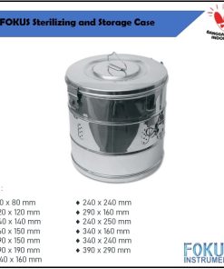 FOKUS STERILIZING AND STORAGE CASE 190X150 MM