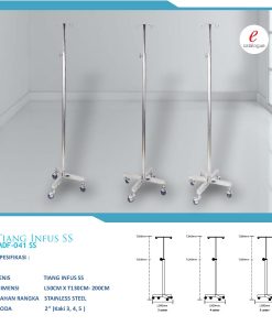 TIANG INFUS 4 KAKI - MDF 041 SS