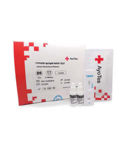 AYOTES + LOGO AYOTES TYPHOID IGGIGM RAPID TEST WHOLE BLOODSERUMPLASMA