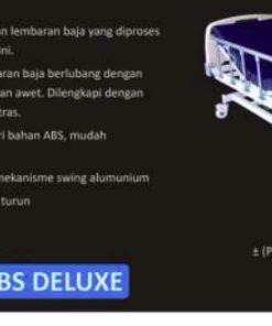 LOGO RTM BED 3CRANK ABS DELUXE PAKET OVER BED TABLE PC DAN BED SIDE CABINET PC