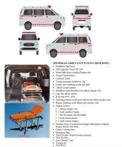 AMBULAN / AMBULANCE PUSLING HIGH ROOF SUZUKI APV GE PS