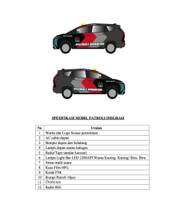MOBIL PATROLI IMIGRASI MITSUBISHI XPANDER