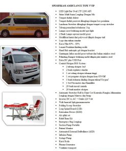 AMBULAN / AMBULANCE VVIP TOYOTA HIACE COMMUTER