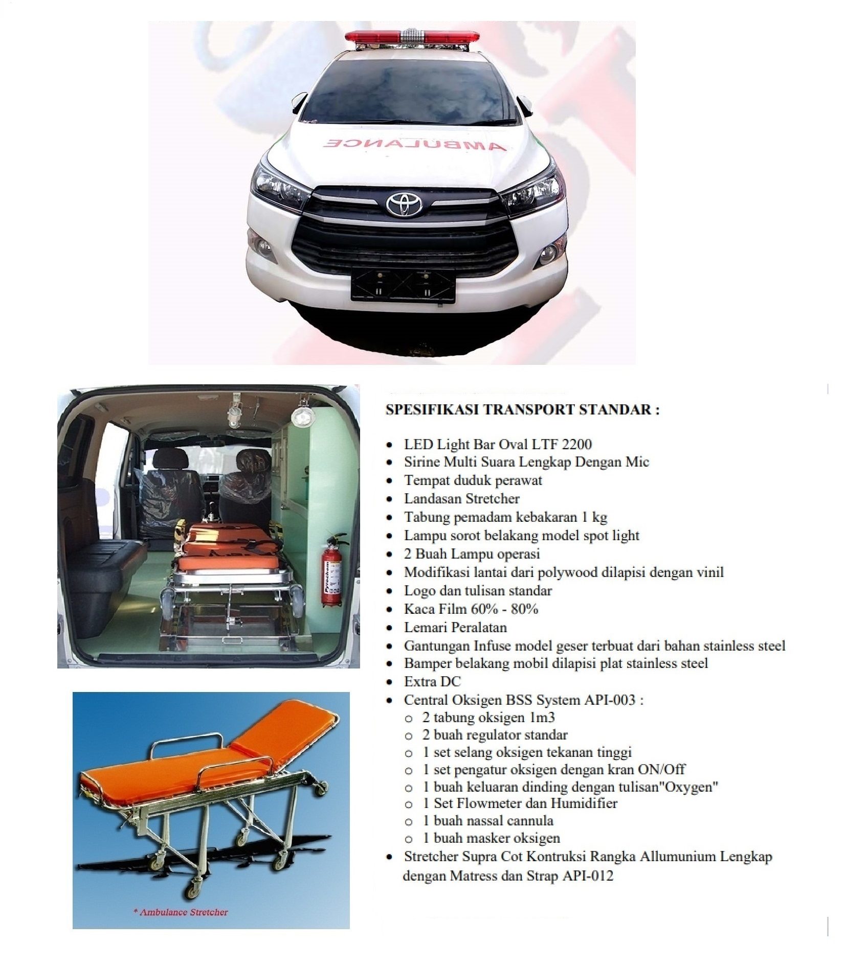 AMBULANCE INNOVA STANDAR |