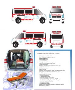 AMBULAN / AMBULANCE LISTRIK DFSK GELORA E TYPE TRANSPORT II DELUXE