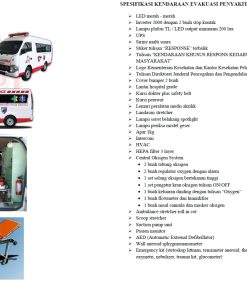 KENDARAAN EVAKUASI PENYAKIT MENULAR ISUZU TRAGA