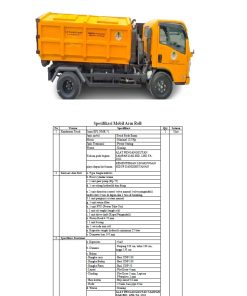 MOBIL ARM ROLL ISUZU ELF NMR 71