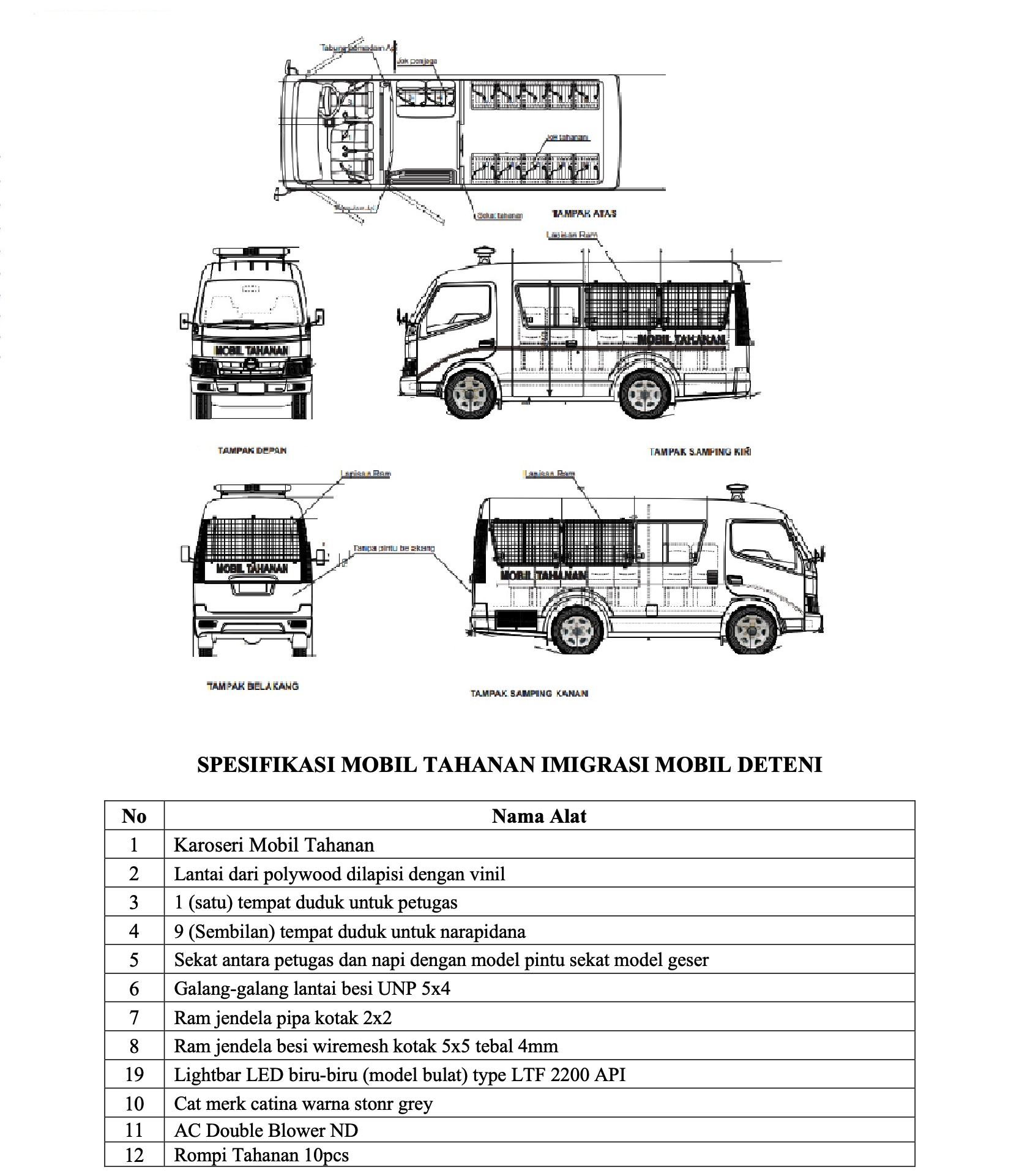BROSUR MOBIL TAHANAN IMIGRASI |